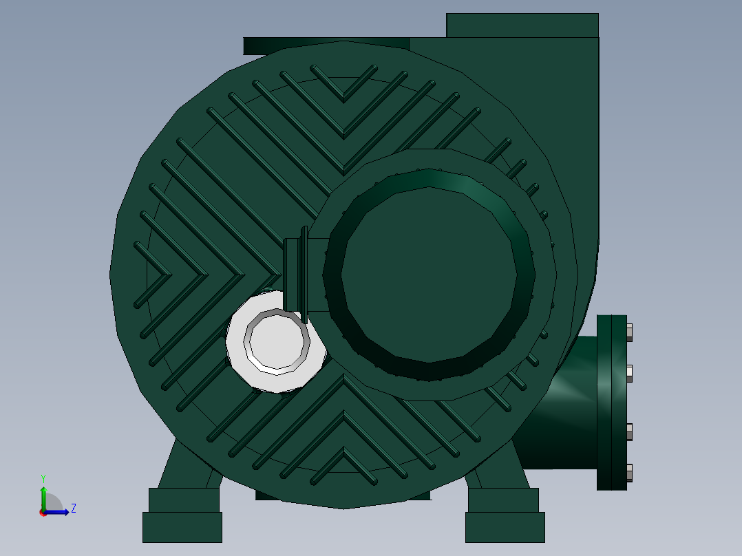 ZJY-150A罗茨泵(上海阳光)左视图