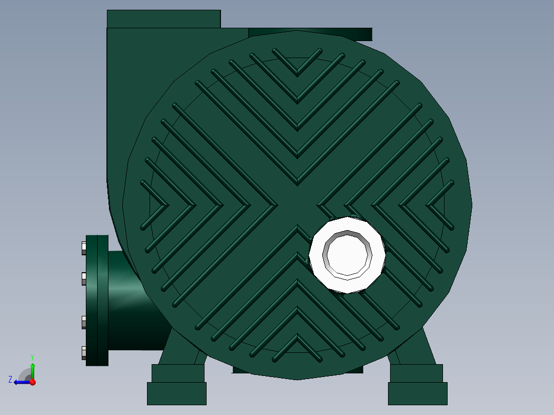 ZJY-150A罗茨泵(上海阳光)右视图