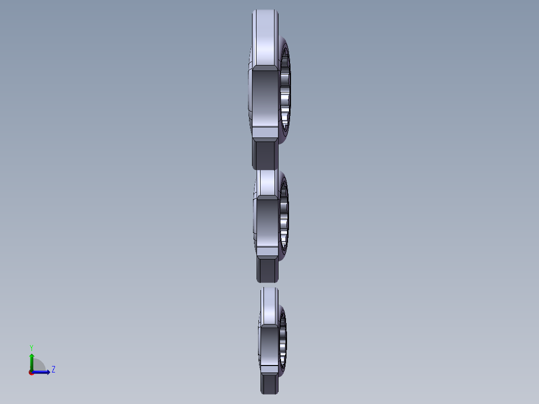 三款开口扳手左视图