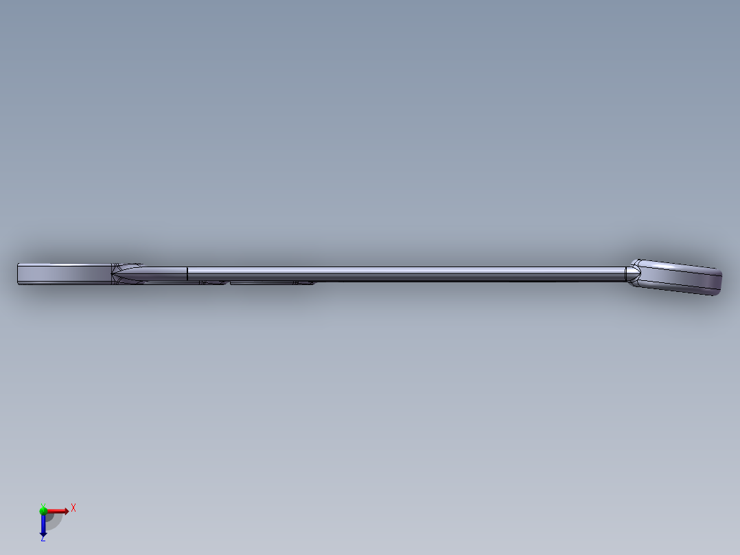 三款开口扳手俯视图