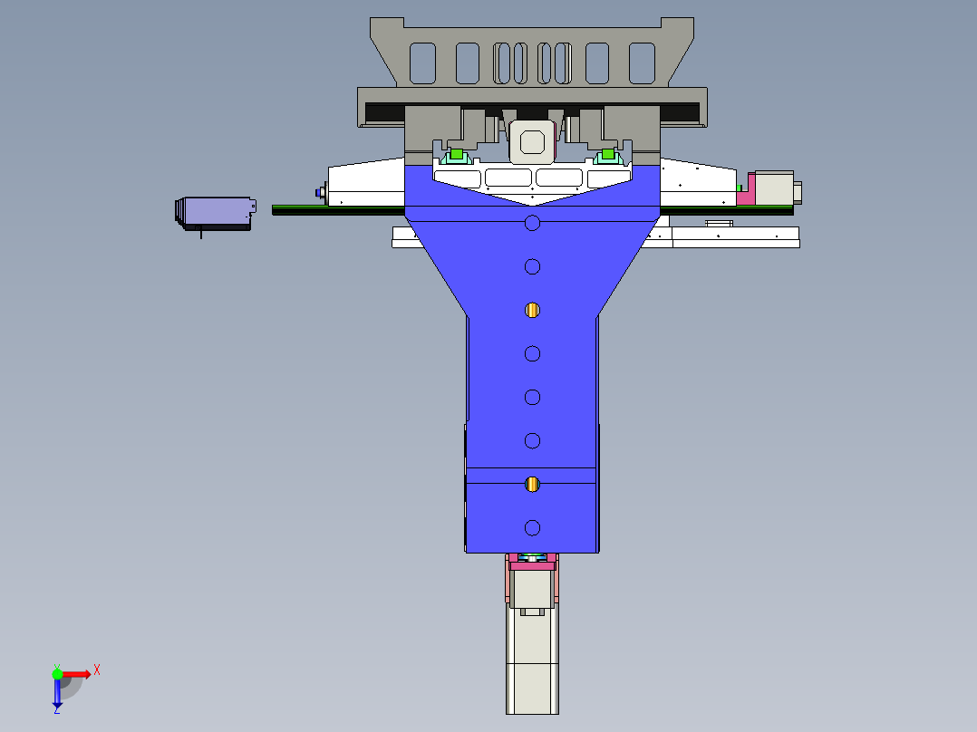 1060加工中心俯视图