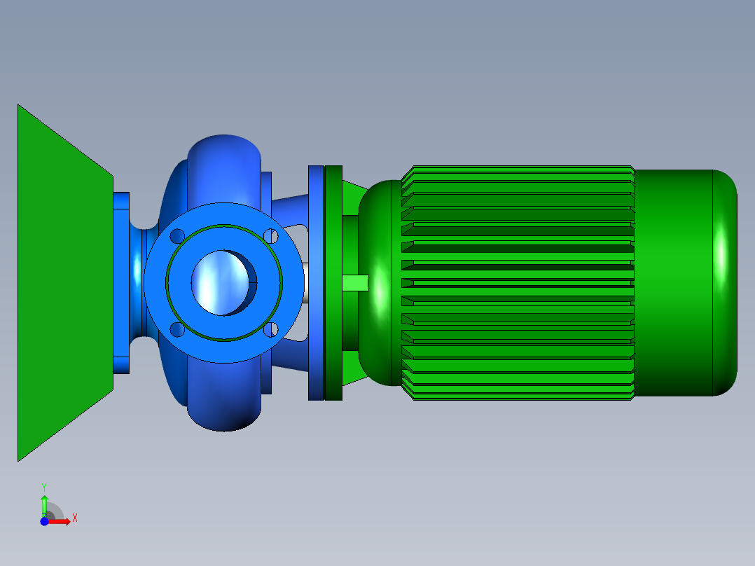 离心泵(立)前视图