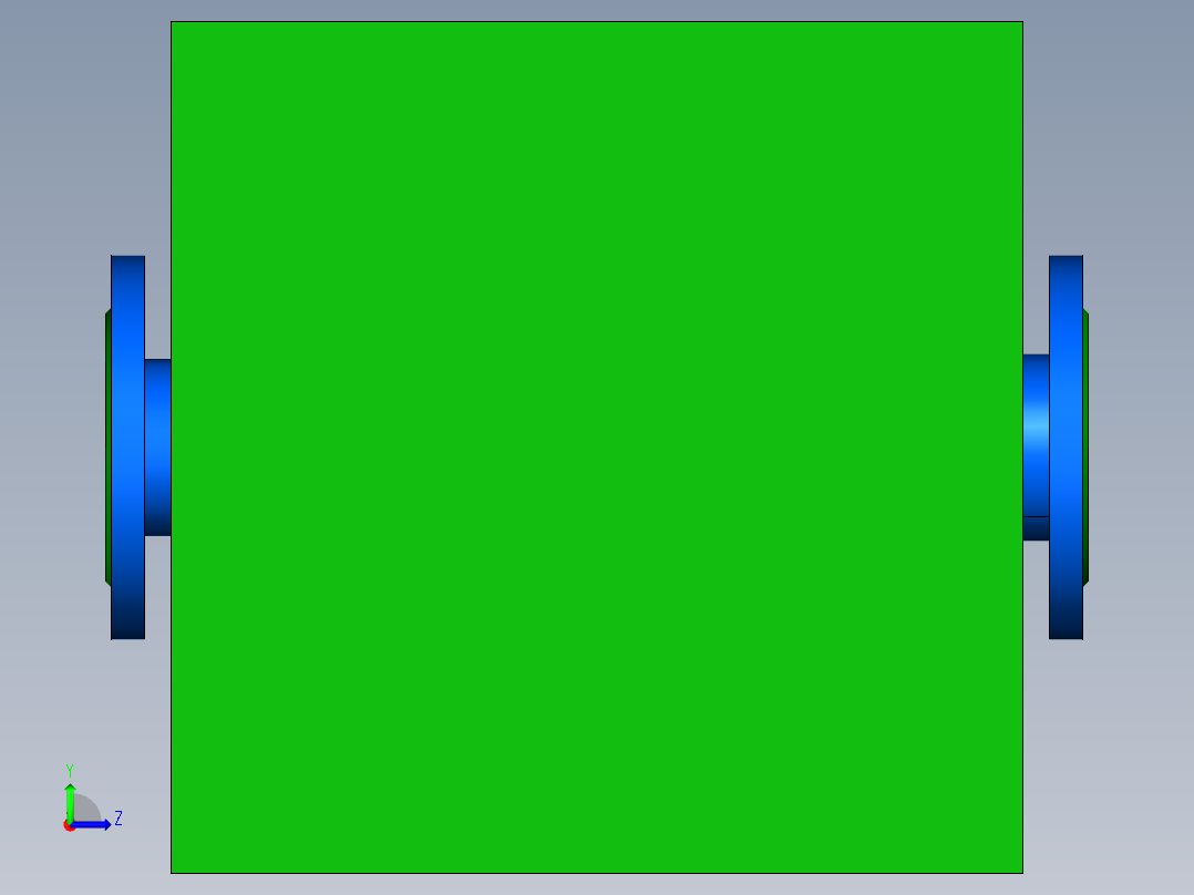 离心泵(立)左视图