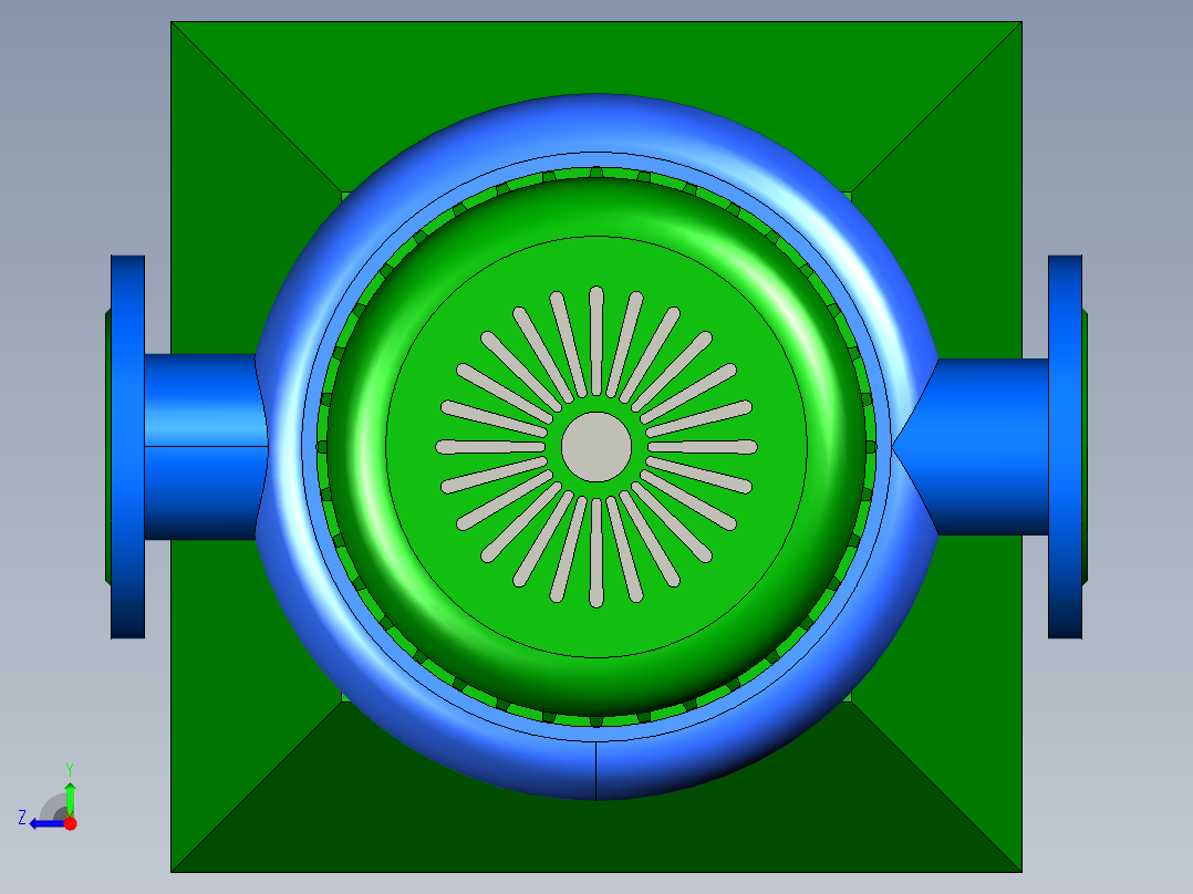 离心泵(立)右视图