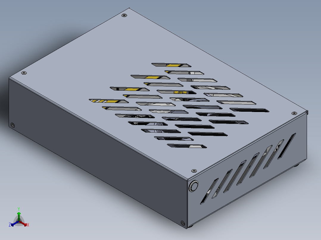 电脑、笔记本(29)正等轴测图