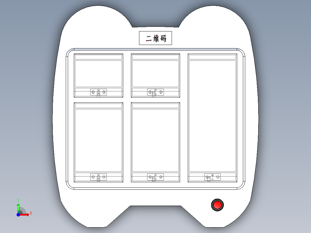 新型迷你售货机前视图
