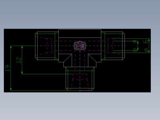 PARKER管接头EO Union tee T06L71X_front