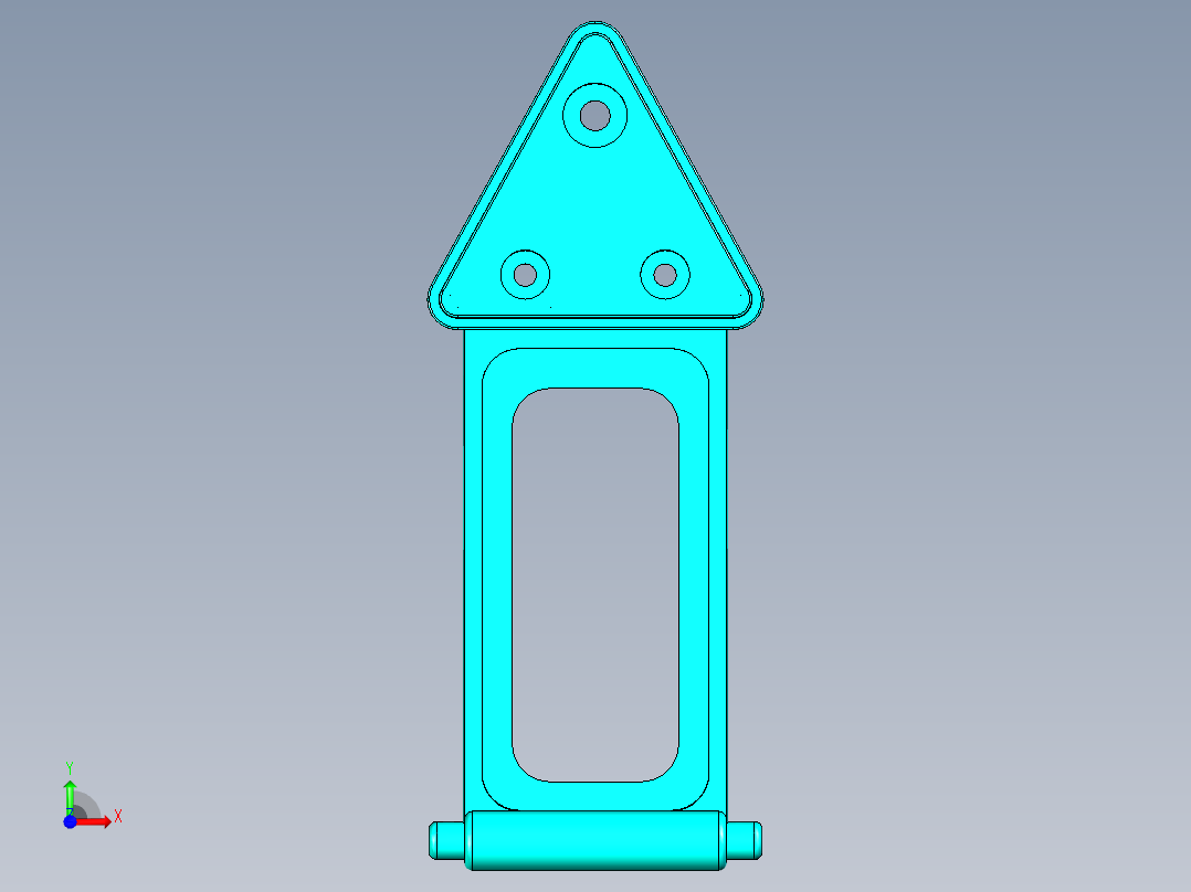 移动充电器支架11前视图