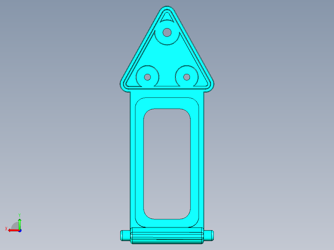 移动充电器支架11后视图