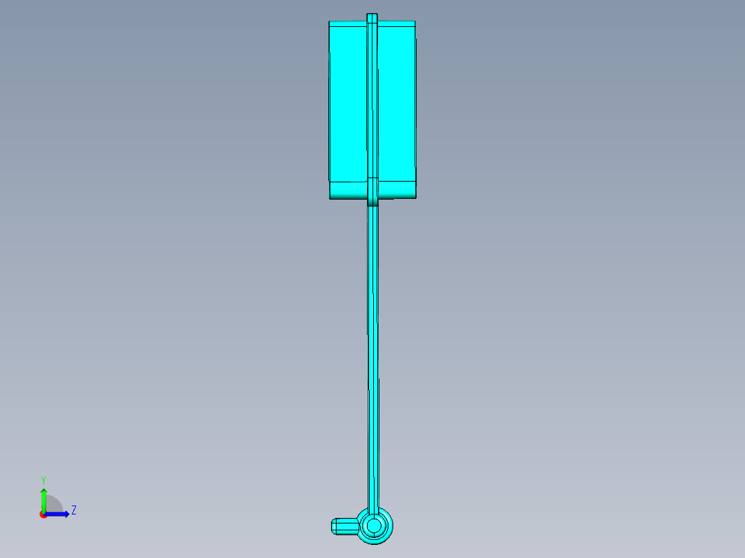移动充电器支架11左视图