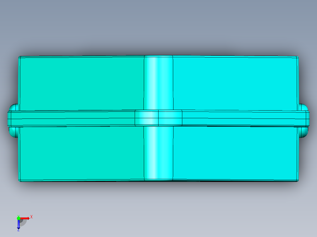 移动充电器支架11俯视图