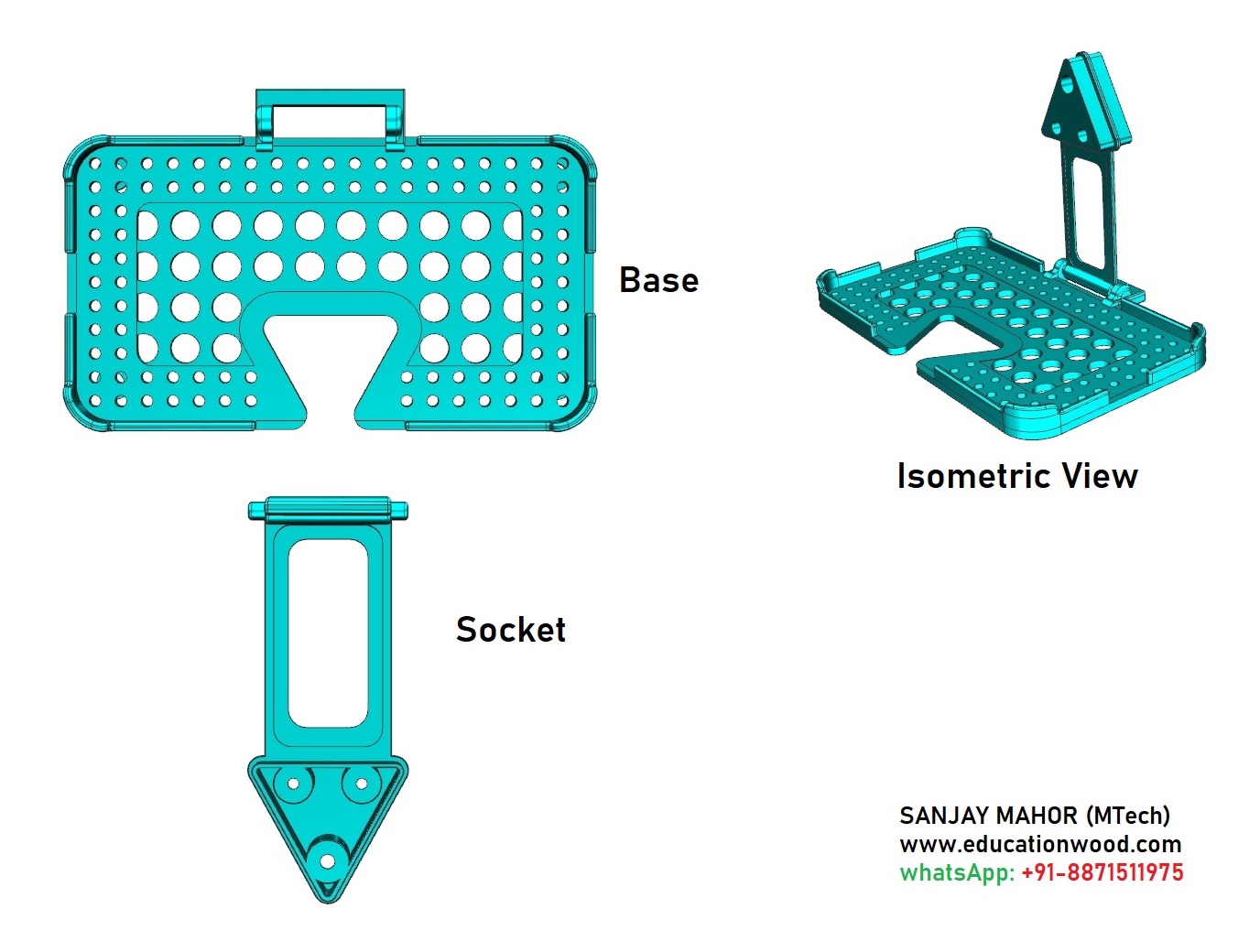 移动充电器支架11