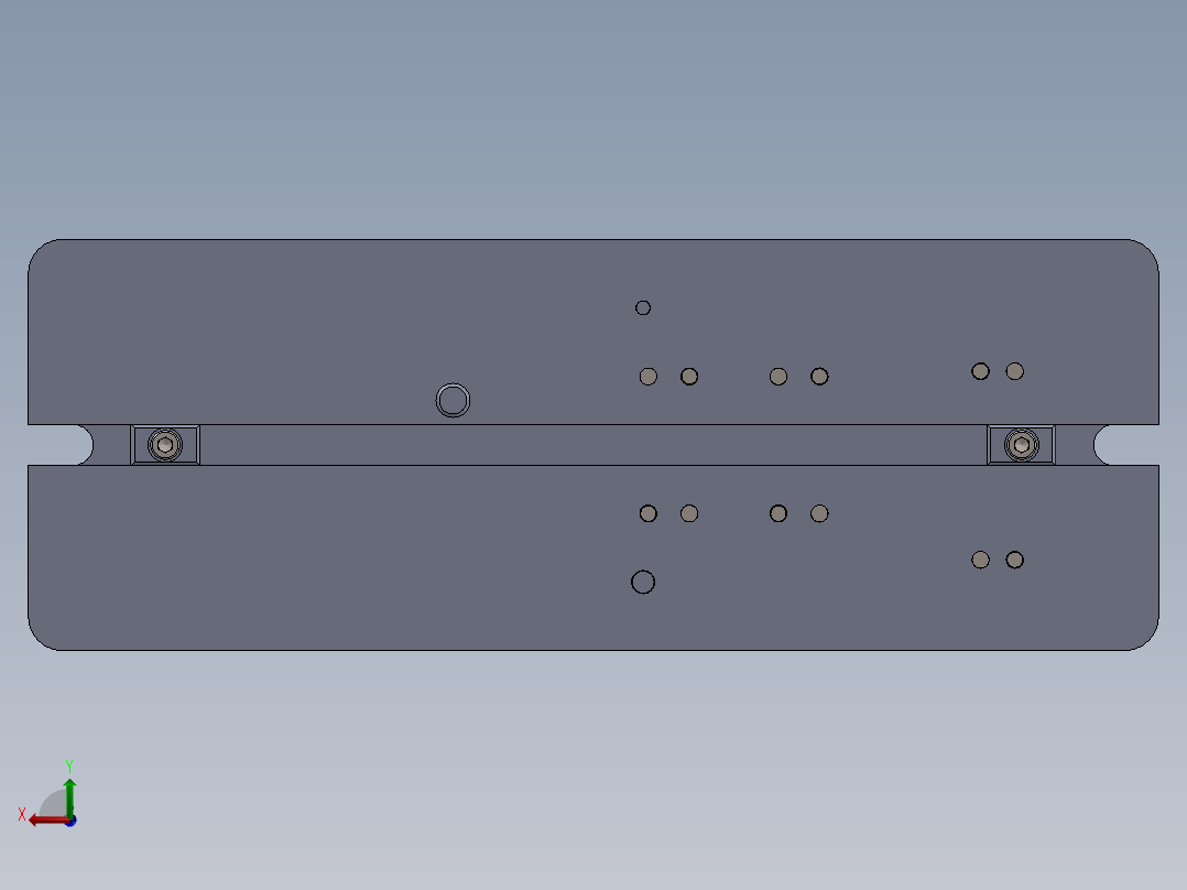 凸轮轴铣面夹具（CAD图+SW三维）后视图