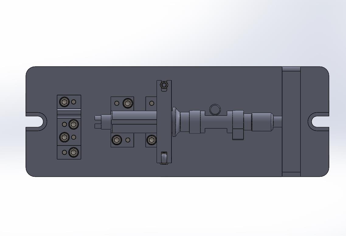 凸轮轴铣面夹具（CAD图+SW三维）
