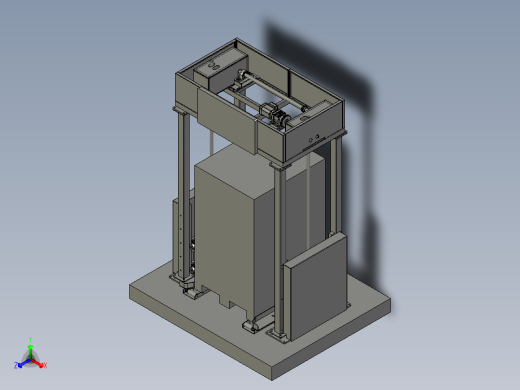 地牛上下货移动式装车平台正等轴测缩略图