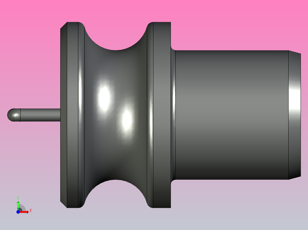 JB标准-插入式圆柱形吊耳160前视图