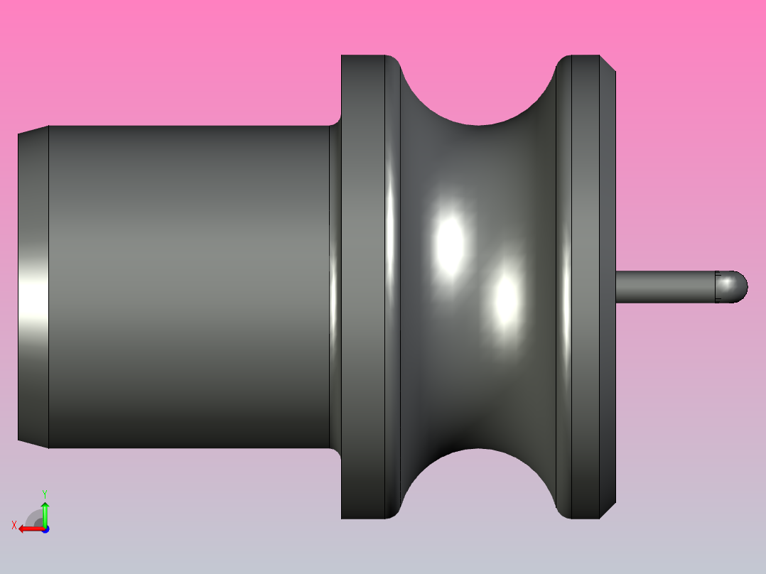 JB标准-插入式圆柱形吊耳160后视图