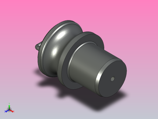 JB标准-插入式圆柱形吊耳160正等轴测缩略图