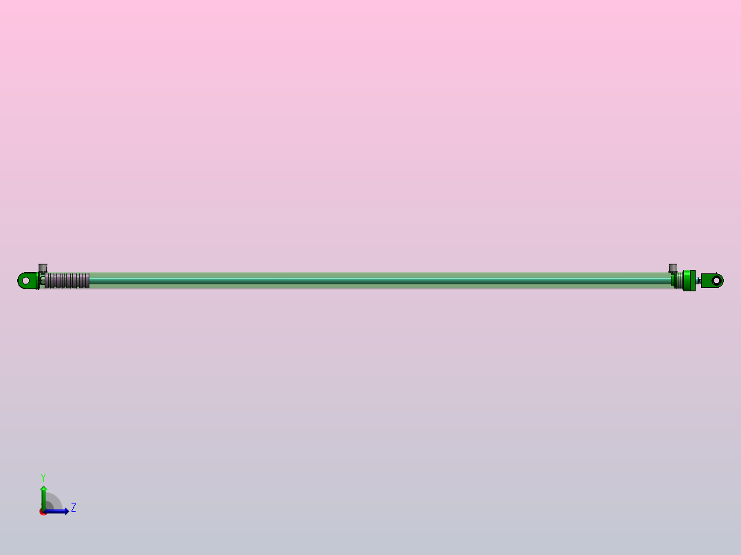 双作用液压缸-63282500mm左视图