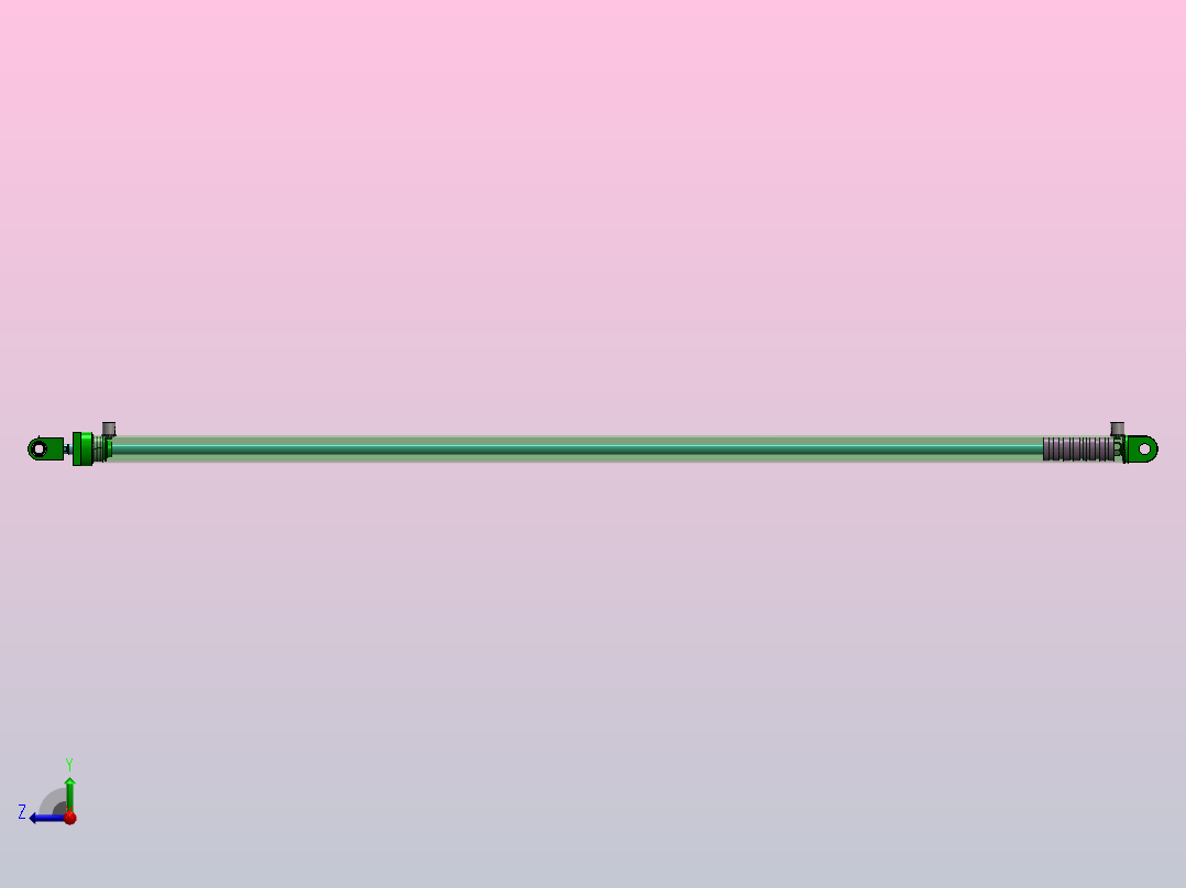 双作用液压缸-63282500mm右视图