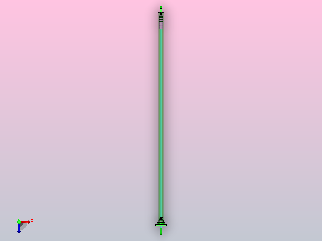 双作用液压缸-63282500mm俯视图