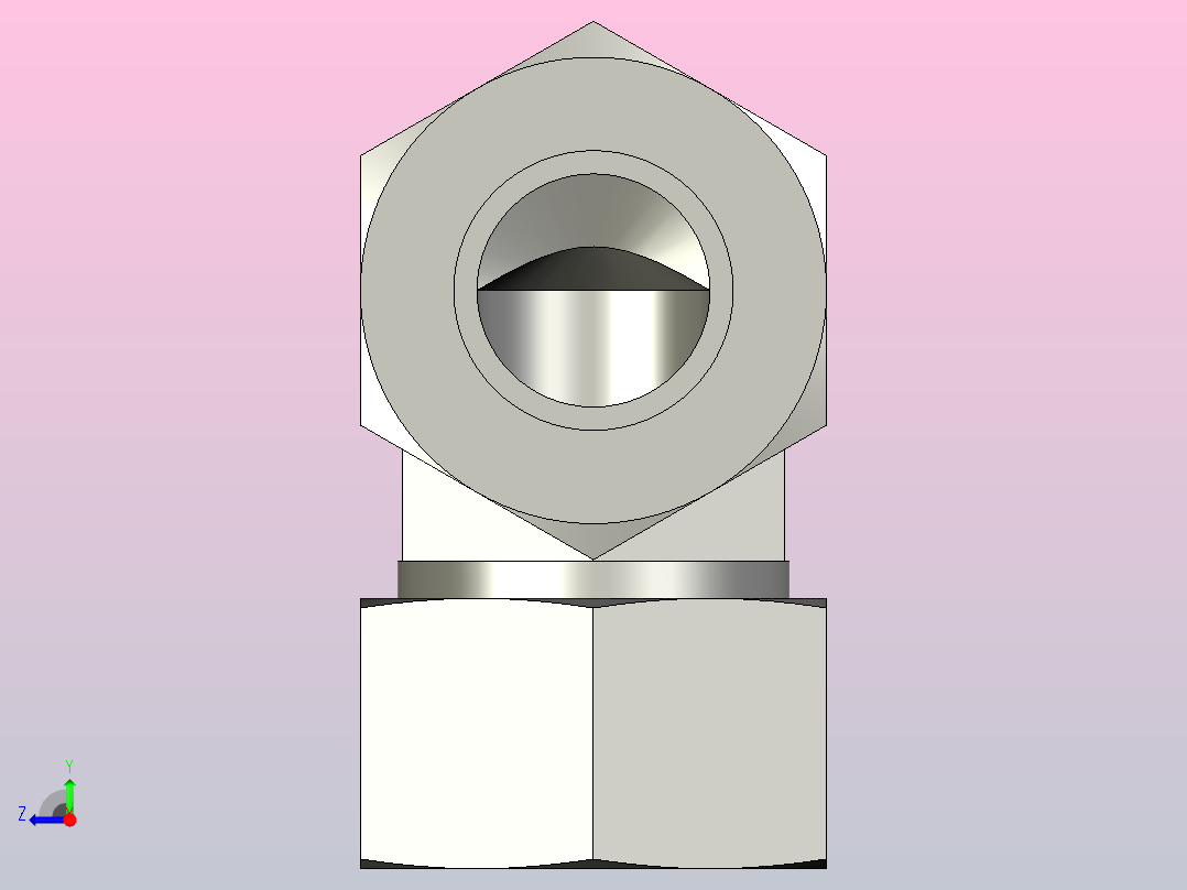 EO管接头弯头W30ZSCF.stp右视图