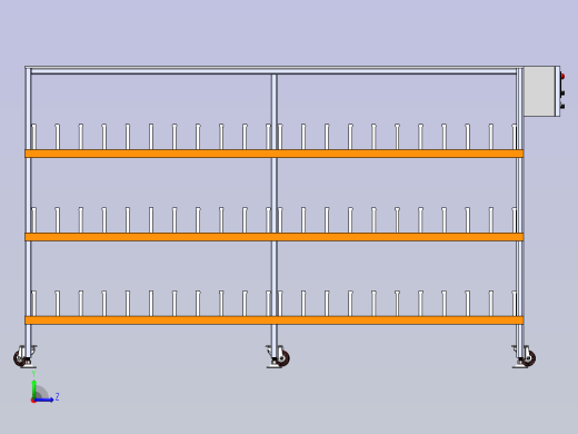 PLC控制型货架左视缩略图