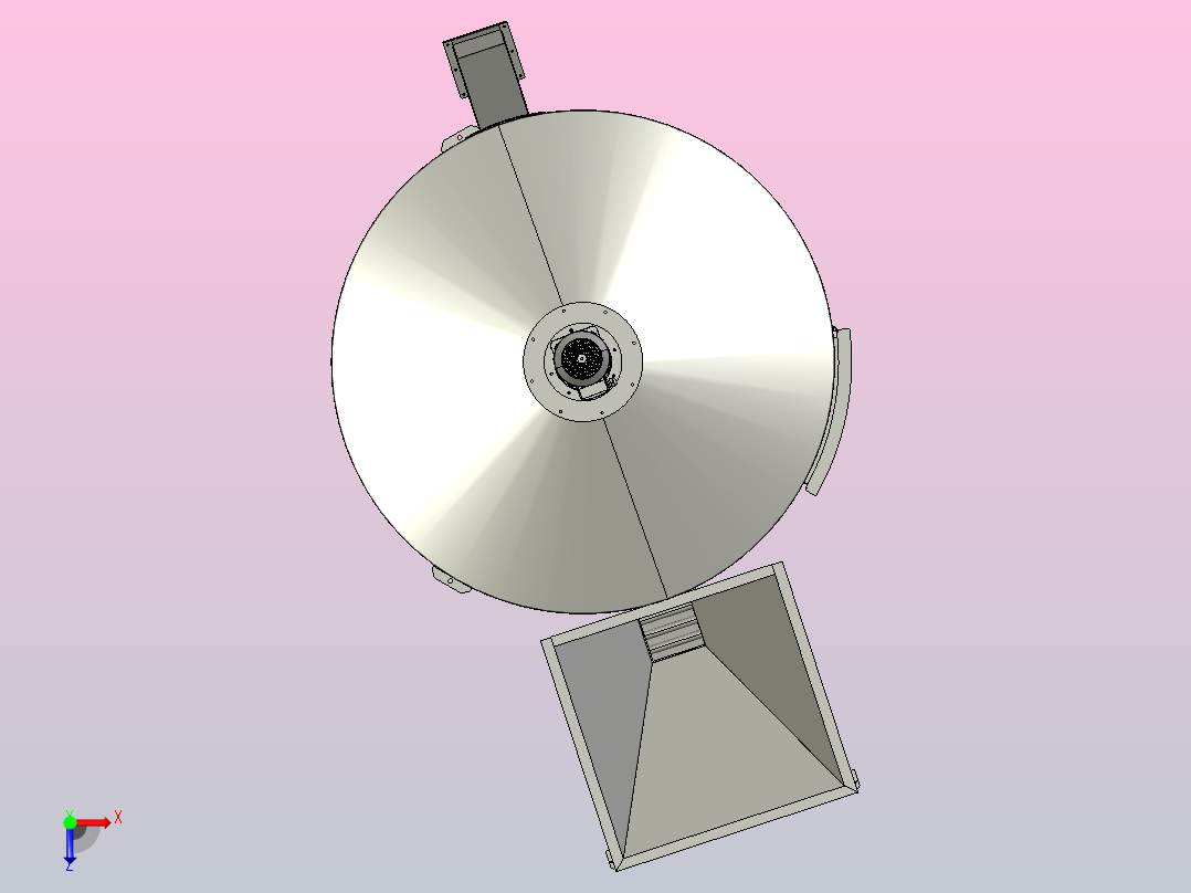 混合搅拌罐设计俯视图