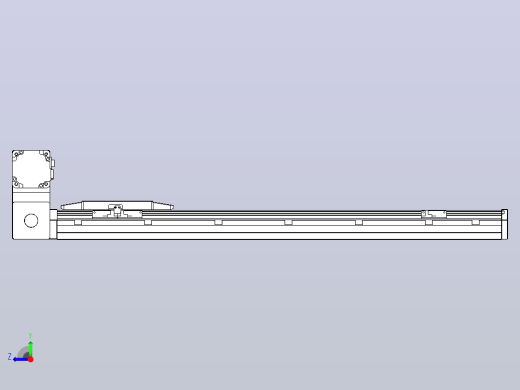 机器人皮带驱动直线轴TPA-GCB-150-P80-L650-LU-M75-N3右视缩略图