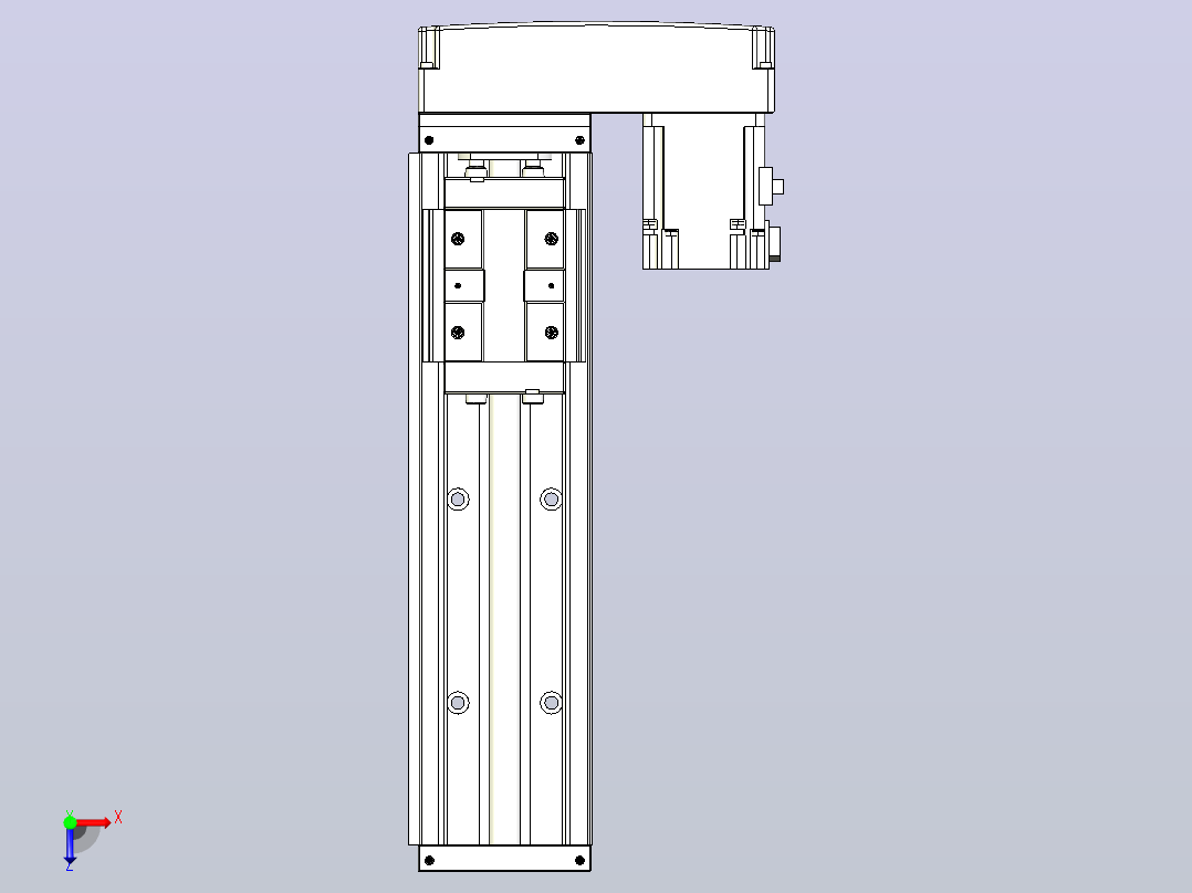 钢基模组TPA-KSR-8610C-340A1-MR-H0S0俯视图