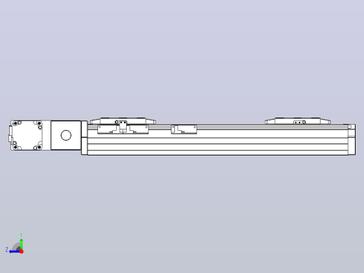 皮带直线轴双滑块型TPA-GCBS-80-P60-L100-QL-M20-N3右视缩略图