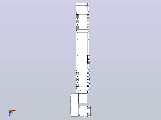 皮带直线轴双滑块型TPA-GCBS-80-P60-L100-QL-M20-N3俯视缩略图