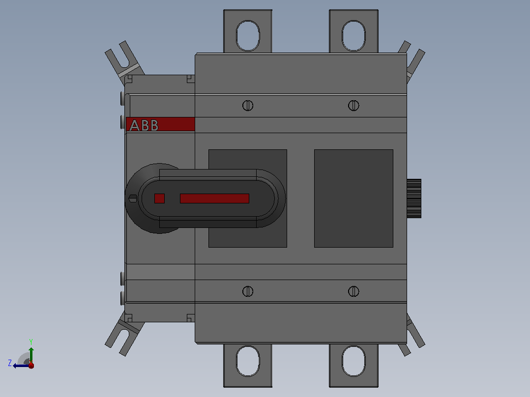 OS 250_K[OS 250_02K B]ABB隔离开关熔断器组右视图