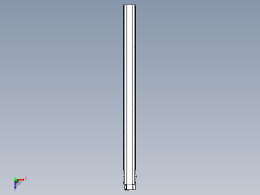 皮带直线轴半封闭可选导轨TPA-HNB-202D-140-L2600-RP-Y-P75-N3俯视缩略图