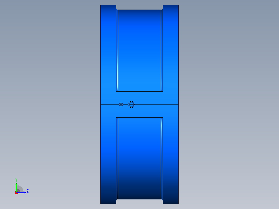 H71H╱Y╱F-PN1.6(HWF6)对夹式止回阀[H71H╱Y╱F-PN1.6(HWF6)]1200左视图