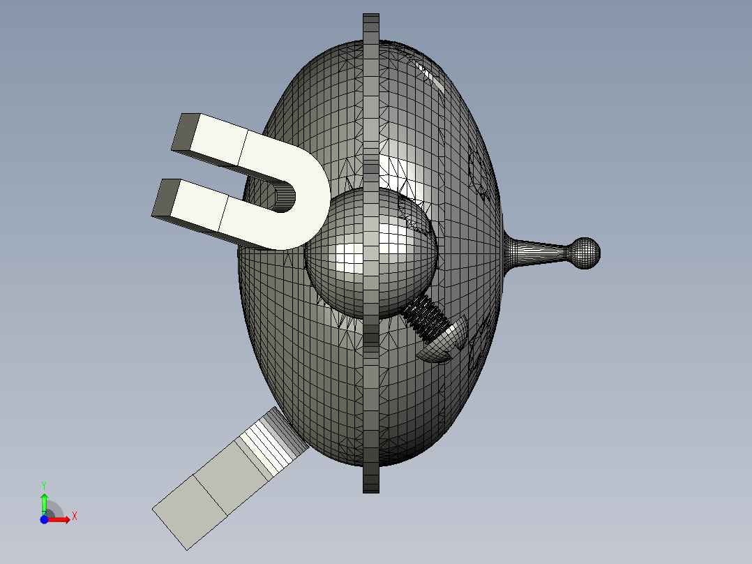 新宠物小精灵-飞碟磁怪前视图