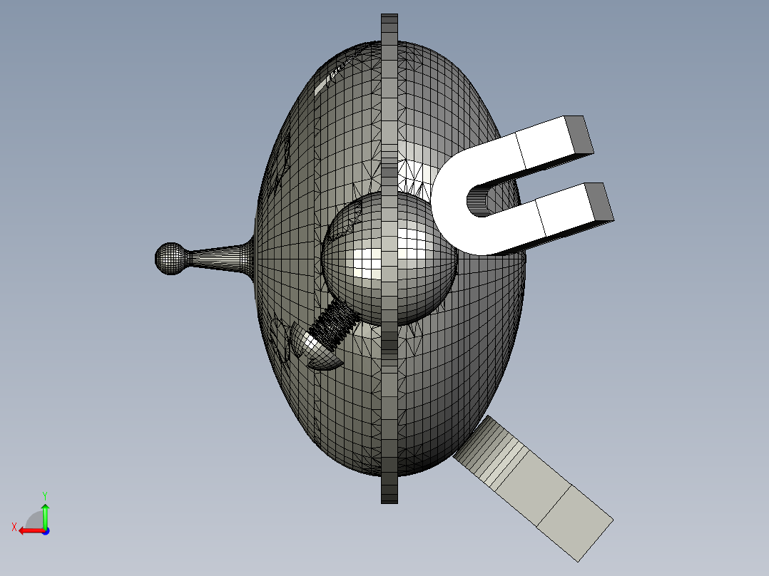 新宠物小精灵-飞碟磁怪后视图