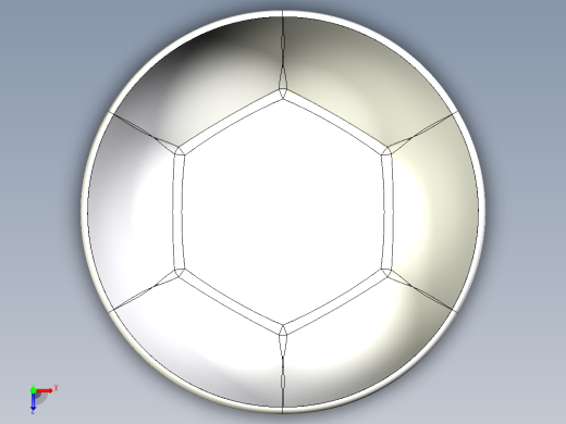 solidworks塑料碗设计俯视缩略图