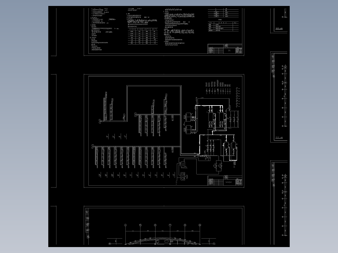 某消防模拟训练中心通风空调图纸