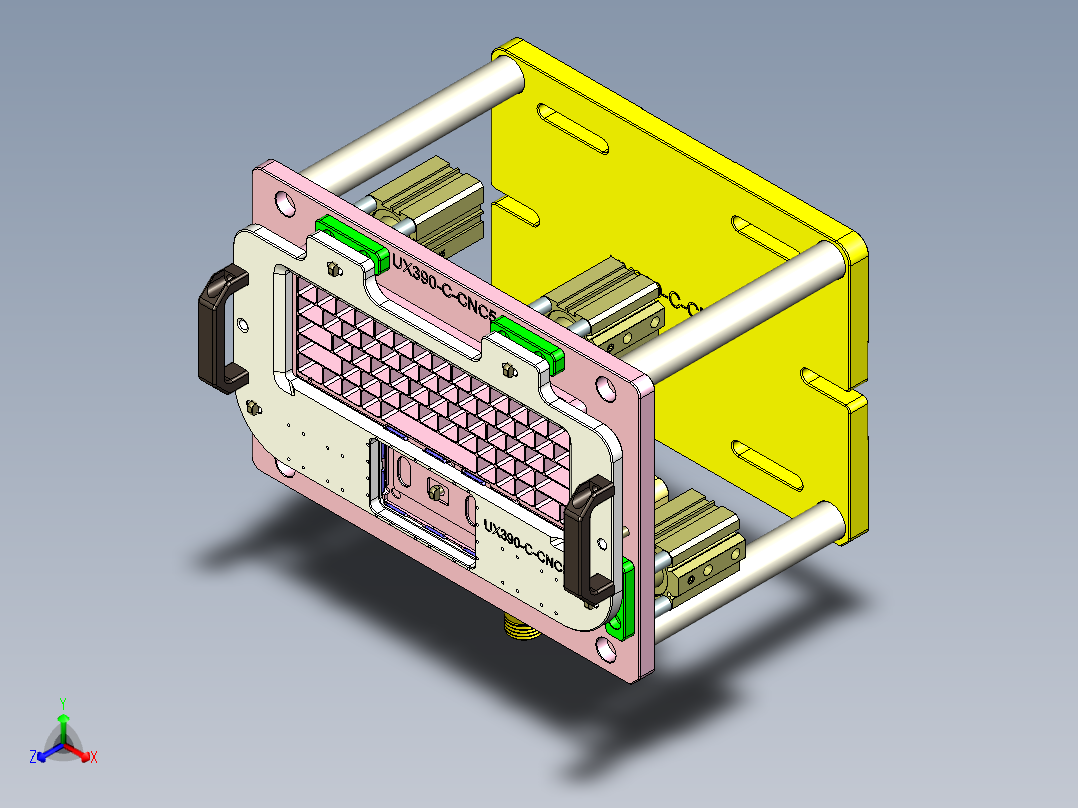 UX390-C-CNC5-0406正等轴测图