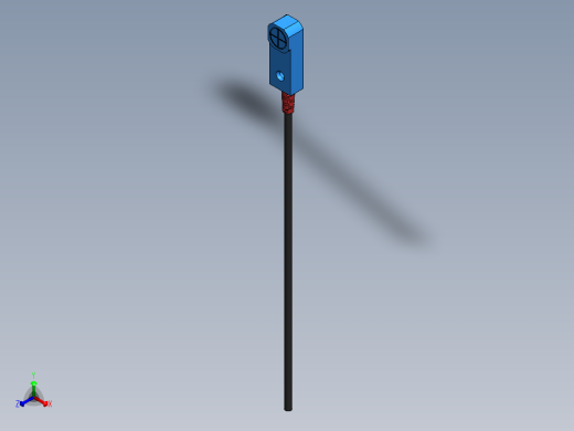 接近开关F3N-11DN04-N 电感式非屏蔽，上方感应，检测距离4mm正等轴测缩略图