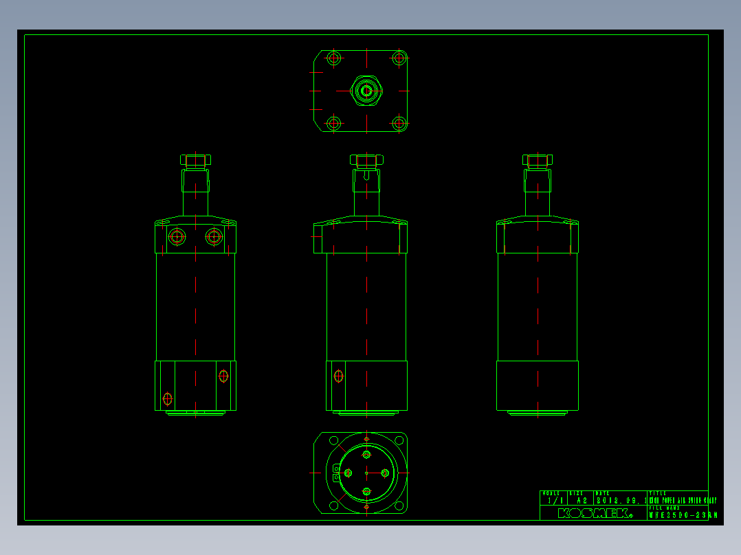 KOSMEKWHE2500-2SRN多系列多零件图纸模型多系列多零件图纸模型
