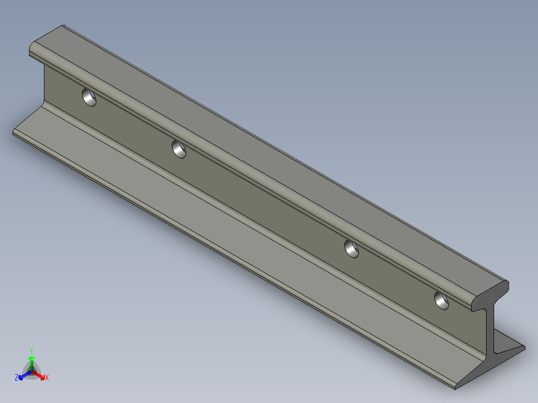 轻轨 GB_T11264-1989_15X2000正等轴测图