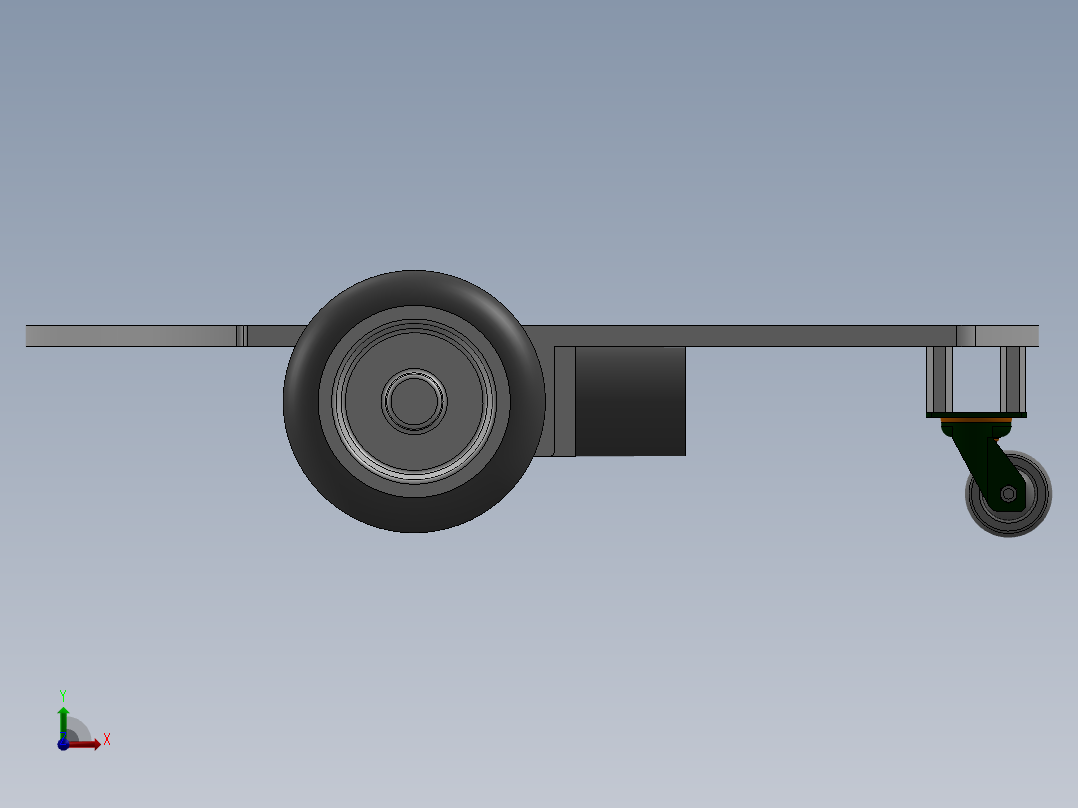 sw三轮小车前视图