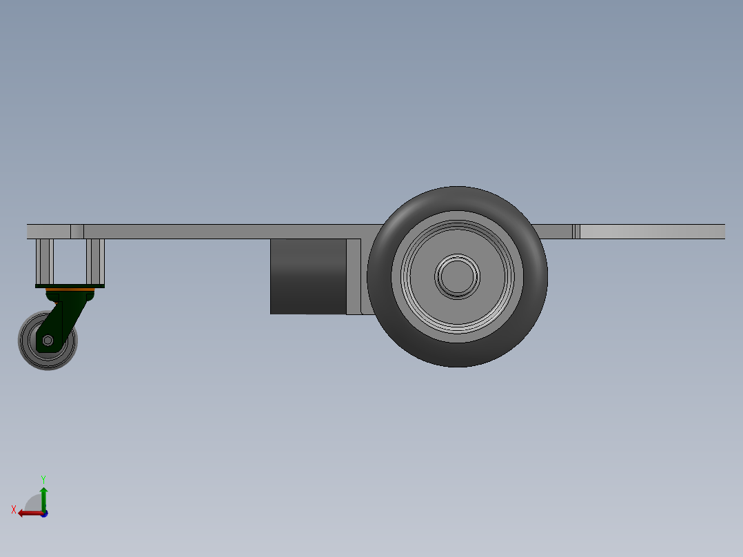 sw三轮小车后视图
