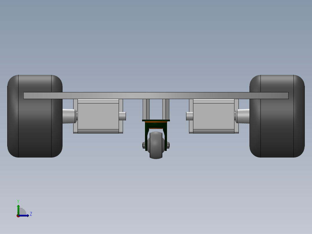 sw三轮小车左视图