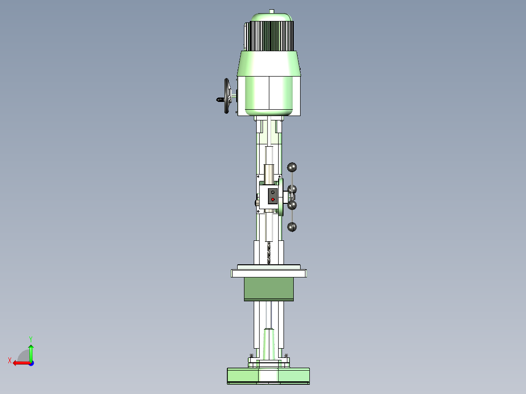 B3003272-钻床后视图