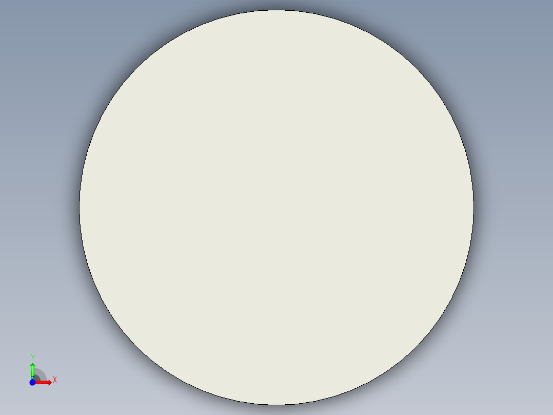 刚性管内的弹性弹簧前视图