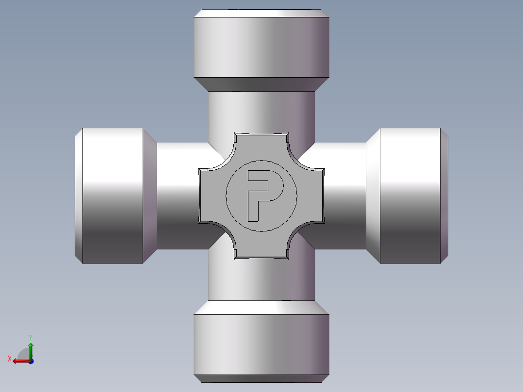 XC+XD 四通接头、XC-16后视图