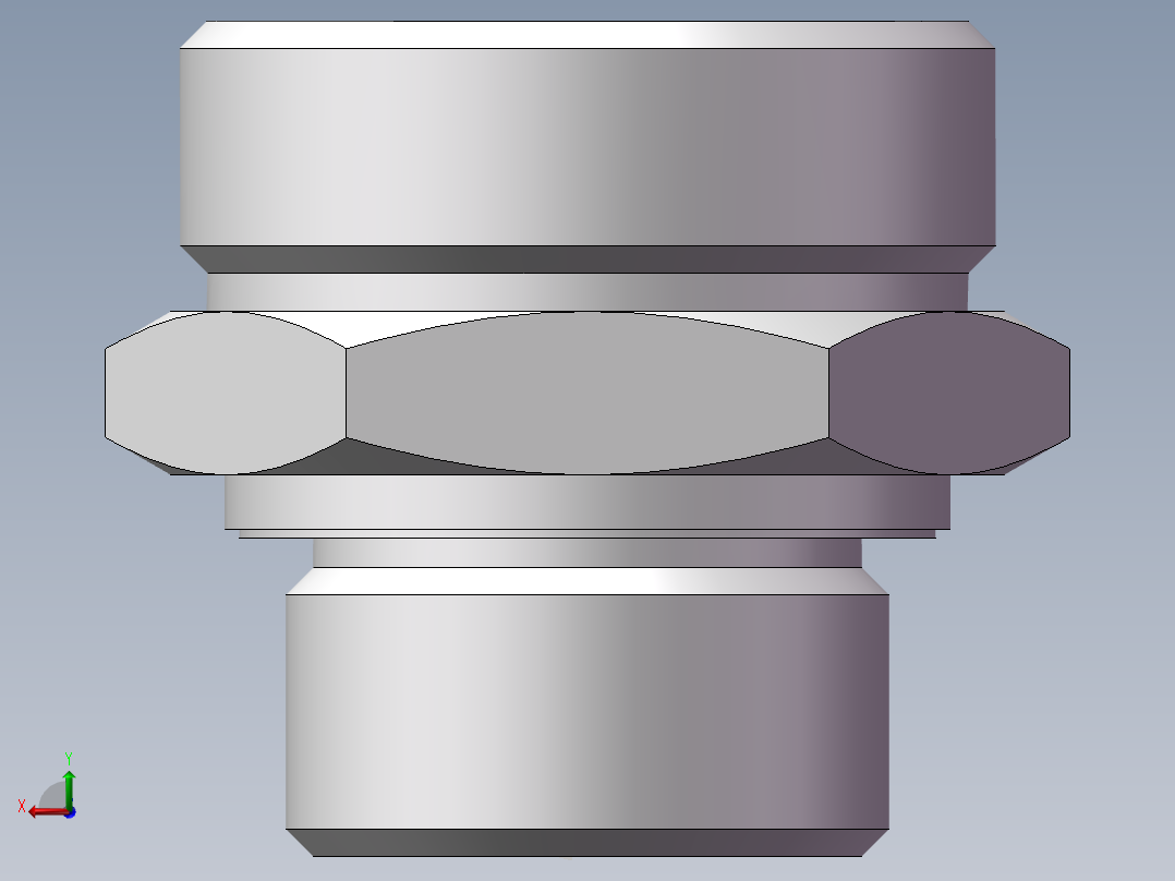 英制管螺纹ED密封、1CB-45-16WD非标后视图